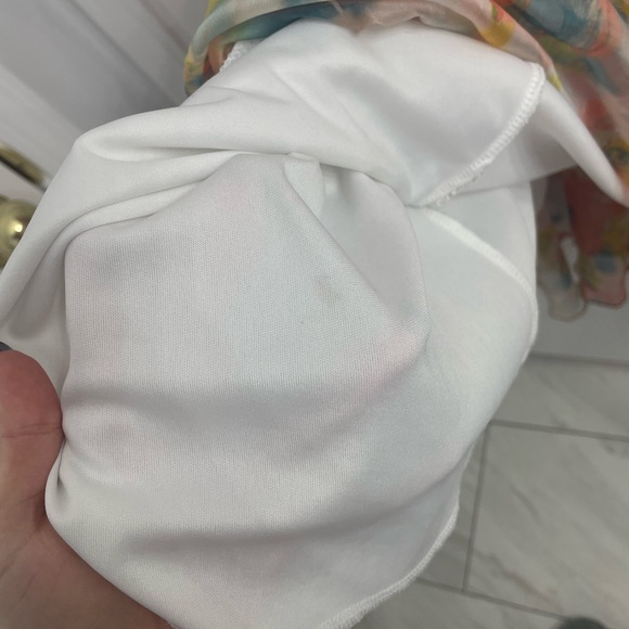 Chicwish ORANGE BLOSSOM WATERCOLOR MAXI SKIRT Sz M - Picture 6 of 8